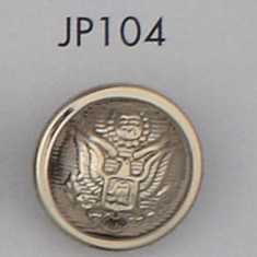 JP104 ABS樹脂製 メッキ釦[ボタン] 大阪プラスチック工業(DAIYA BUTTON)