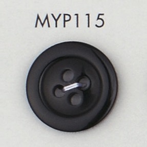 MYP115 ポリエステル樹脂製 4つ穴ボタン 大阪プラスチック工業(DAIYA BUTTON)