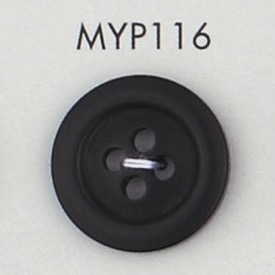 MYP116 ポリエステル樹脂製 4つ穴ボタン 大阪プラスチック工業(DAIYA BUTTON)