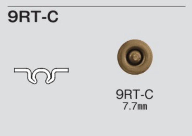 9RT-C 9RT-C ロバスト Y脚専用[ドットボタン・ハトメ] モリト(MORITO)