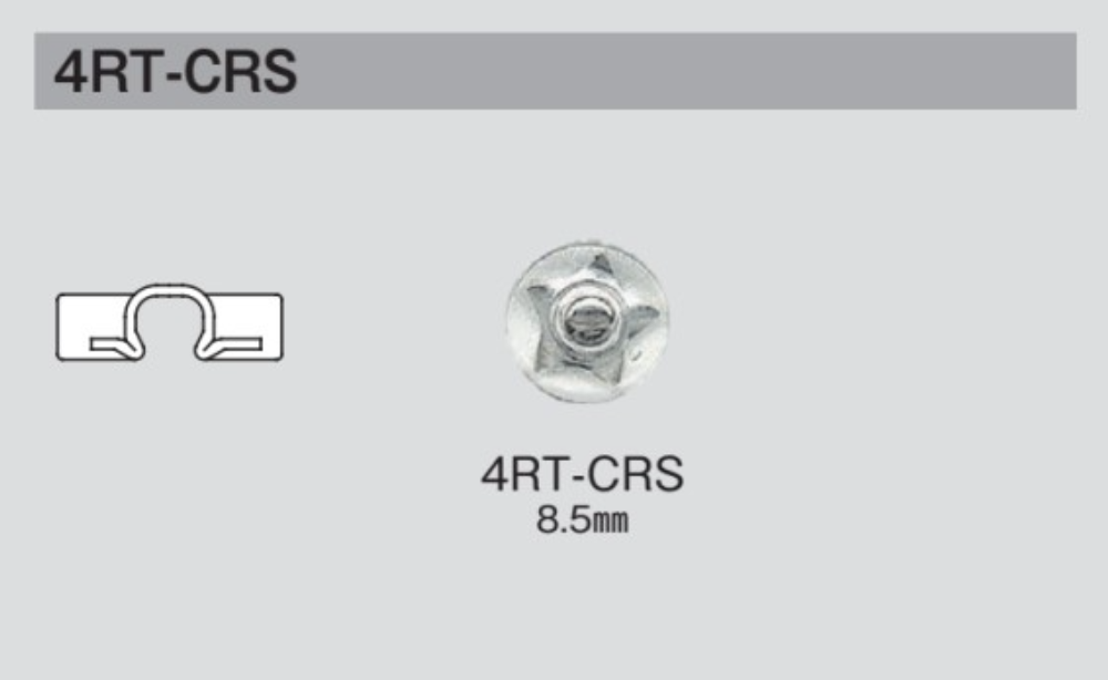 4RT-CRS 4RT-CRS ロバスト[ドットボタン・ハトメ] モリト(MORITO)