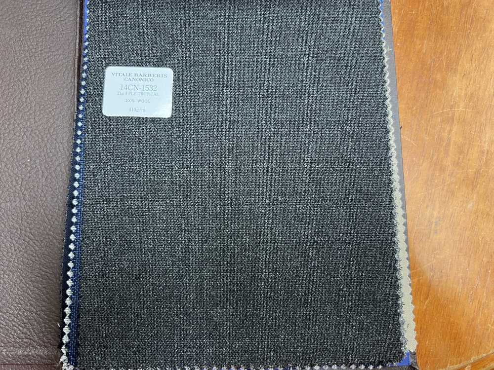 14CN-1532 CANONICO 4ply Tropical ダークグレー[生地] CANONICO