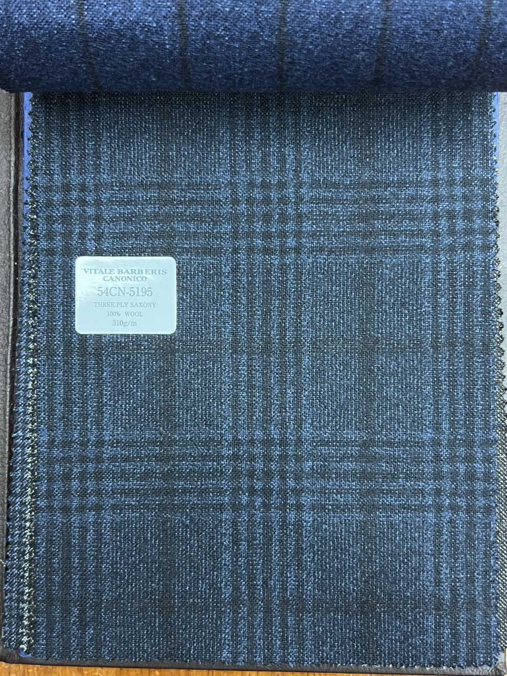 54CN5195 CANONICO 3 PLY SAXONY ダークブルー[生地] CANONICO