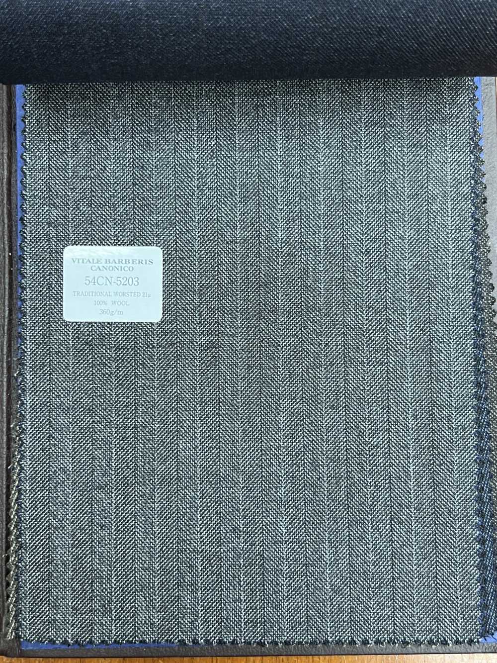 54CN5203 CANONICO TRADITIONAL WORSTED 21μ グレー[生地] CANONICO