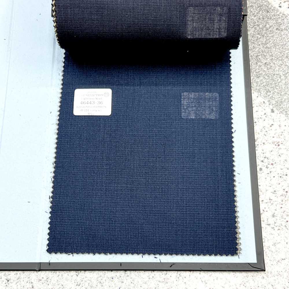 46443-36 25SS BEST SELECTION 【Lightness Wool】 ライトネスウール 紺 無地[生地] 国島株式会社