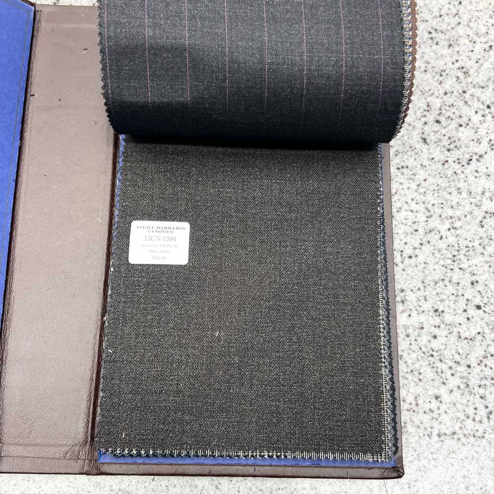 15CN1594 CANONIC カノニコ 21μ 4PLY TROPICAL 茶 無地[生地] CANONICO