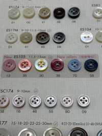 ES105 DAIYA BUTTONS 貝調ポリエステルボタン 大阪プラスチック工業(DAIYA BUTTON) サブ画像