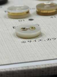 ES107G DAIYA BUTTONS 飾り2ツ穴 貝調ポリエステルボタン 大阪プラスチック工業(DAIYA BUTTON) サブ画像