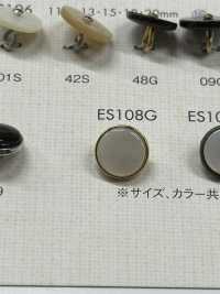 ES108G 上品 貝調 シャツ・ブラウス用 ポリエステル ボタン 大阪プラスチック工業(DAIYA BUTTON) サブ画像