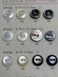 FP203 DAIYA BUTTONS 貝調ポリエステルボタン 大阪プラスチック工業(DAIYA BUTTON) サブ画像