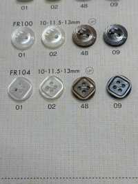 FR104 DAIYA BUTTONS 貝調ポリエステルボタン 大阪プラスチック工業(DAIYA BUTTON) サブ画像