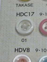 HDC17 DAIYA BUTTONS 耐衝撃HYPER DURABLE""シリーズ 貝調ポリエステルボタン"" 大阪プラスチック工業(DAIYA BUTTON) サブ画像