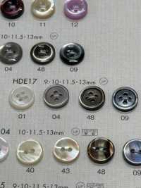 HDE17 DAIYA BUTTONS 耐衝撃HYPER DURABLE""シリーズ 貝調ポリエステルボタン"" 大阪プラスチック工業(DAIYA BUTTON) サブ画像