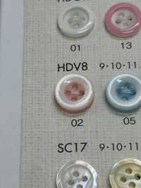 HDV8 DAIYA BUTTONS 耐衝撃HYPER DURABLE""シリーズ 貝調ポリエステルボタン"" 大阪プラスチック工業(DAIYA BUTTON) サブ画像