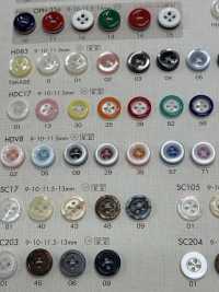 HDV8 DAIYA BUTTONS 耐衝撃HYPER DURABLE""シリーズ 貝調ポリエステルボタン"" 大阪プラスチック工業(DAIYA BUTTON) サブ画像