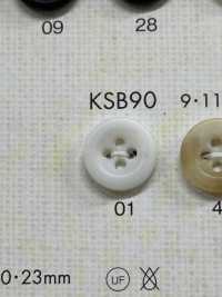 KSB90 上品 4つ穴 ポリエステルボタン 大阪プラスチック工業(DAIYA BUTTON) サブ画像