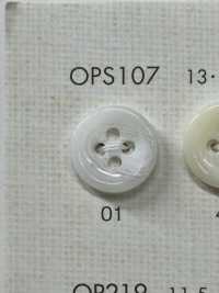 OPS107 上品 高級感 水牛調 4つ穴 ポリエステル ボタン 大阪プラスチック工業(DAIYA BUTTON) サブ画像