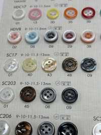 SC17 DAIYA BUTTONS 耐衝撃HYPER DURABLE""シリーズ 貝調ポリエステルボタン"" 大阪プラスチック工業(DAIYA BUTTON) サブ画像