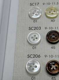 SC203 DAIYA BUTTONS 耐衝撃HYPER DURABLE""シリーズ 貝調ポリエステルボタン"" 大阪プラスチック工業(DAIYA BUTTON) サブ画像