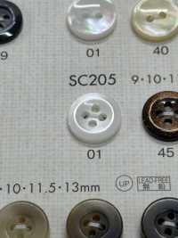 SC205 DAIYA BUTTONS 耐衝撃HYPER DURABLE""シリーズ 貝調ポリエステルボタン"" 大阪プラスチック工業(DAIYA BUTTON) サブ画像