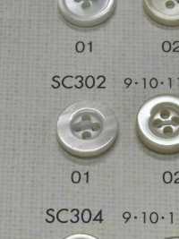 SC302 DAIYA BUTTONS 貝調ポリエステルボタン 大阪プラスチック工業(DAIYA BUTTON) サブ画像