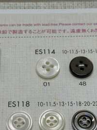 ES114 DAIYA BUTTONS 貝調ポリエステルボタン 大阪プラスチック工業(DAIYA BUTTON) サブ画像