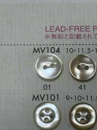 MV104 DAIYA BUTTONS 2ツ穴平型 貝調ポリエステルボタン 大阪プラスチック工業(DAIYA BUTTON) サブ画像