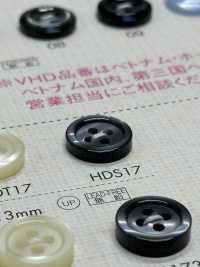 HDS17 DAIYA BUTTONS 耐衝撃HYPER DURABLE""シリーズ 貝調ポリエステルボタン"" 大阪プラスチック工業(DAIYA BUTTON) サブ画像