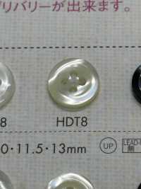 HDT8 DAIYA BUTTONS 耐衝撃HYPER DURABLE""シリーズ 貝調ポリエステルボタン"" 大阪プラスチック工業(DAIYA BUTTON) サブ画像