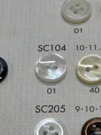 SC104 DAIYA BUTTONS 耐衝撃HYPER DURABLE""シリーズ 貝調ポリエステルボタン"" 大阪プラスチック工業(DAIYA BUTTON) サブ画像