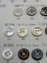 SC104 DAIYA BUTTONS 耐衝撃HYPER DURABLE""シリーズ 貝調ポリエステルボタン"" 大阪プラスチック工業(DAIYA BUTTON) サブ画像