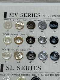 MV8 DAIYA BUTTONS 貝調ポリエステルボタン 大阪プラスチック工業(DAIYA BUTTON) サブ画像