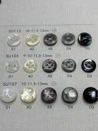 SU105 DAIYA BUTTONS 貝調ポリエステルボタン 大阪プラスチック工業(DAIYA BUTTON) サブ画像