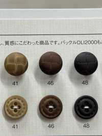 DLI-200 本革調 プラスチック ナイロン ボタン 大阪プラスチック工業(DAIYA BUTTON) サブ画像