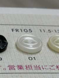 FR105 DAIYA BUTTONS 貝調ポリエステルボタン(猫目) 大阪プラスチック工業(DAIYA BUTTON) サブ画像