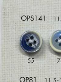 OPS141 カラフル 4つ穴 ポリエステルボタン 大阪プラスチック工業(DAIYA BUTTON) サブ画像