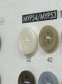 MYP53 シンプル 艶 4つ穴 ポリエステルボタン 大阪プラスチック工業(DAIYA BUTTON) サブ画像