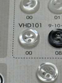 VHD101 DAIYA BUTTONS 耐衝撃HYPER DURABLE""シリーズ フチ有り 4つ穴 貝調ポリエステルボタン"" 大阪プラスチック工業(DAIYA BUTTON) サブ画像