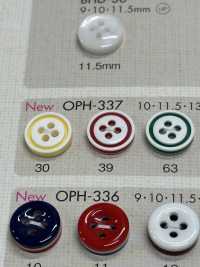 OPH337 DAIYA BUTTONS 耐衝撃 四ツ穴 ポリエステルボタン 大阪プラスチック工業(DAIYA BUTTON) サブ画像