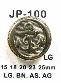 JP100 ABS樹脂製 メッキ釦[ボタン] 大阪プラスチック工業(DAIYA BUTTON) サブ画像