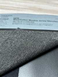 1010863P NEW Wool/Cotton Mouline Jersey Glencheck[生地] 瀧定名古屋 サブ画像