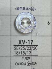 XV17 ポリエステル樹脂製 表穴2つ穴ボタン アイリス サブ画像