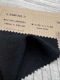 KGM1325 Wool/Linen Weather[生地] 川越政 サブ画像