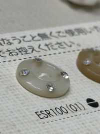 ESR100 ポリエステル樹脂製ボタン 大阪プラスチック工業(DAIYA BUTTON) サブ画像