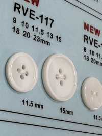 RVE117 4つ穴  貝ボタン 淡水貝 大阪プラスチック工業(DAIYA BUTTON) サブ画像