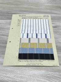 BC3592 オーガニックコットン ストライプ ドライワッシャー[生地] コスモテキスタイル サブ画像