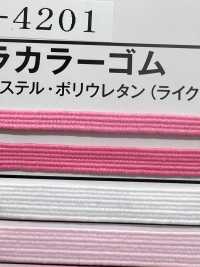 UR-4201 ライクラカラーゴム[リボン・テープ・コード] ユナイテッドリボン サブ画像