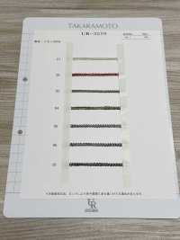 UR-3570 リネン蛇腹コード[リボン・テープ・コード] ユナイテッドリボン サブ画像