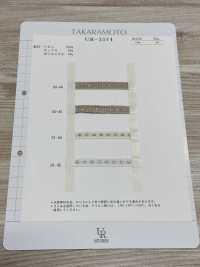 UR-3574 リネンラメ入りテープ[リボン・テープ・コード] ユナイテッドリボン サブ画像