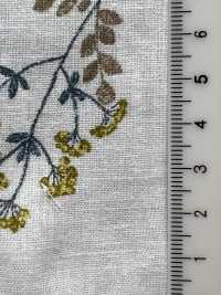 8025-1790-1 綿麻シーチング 刺繍飛び花[生地] 北高 サブ画像